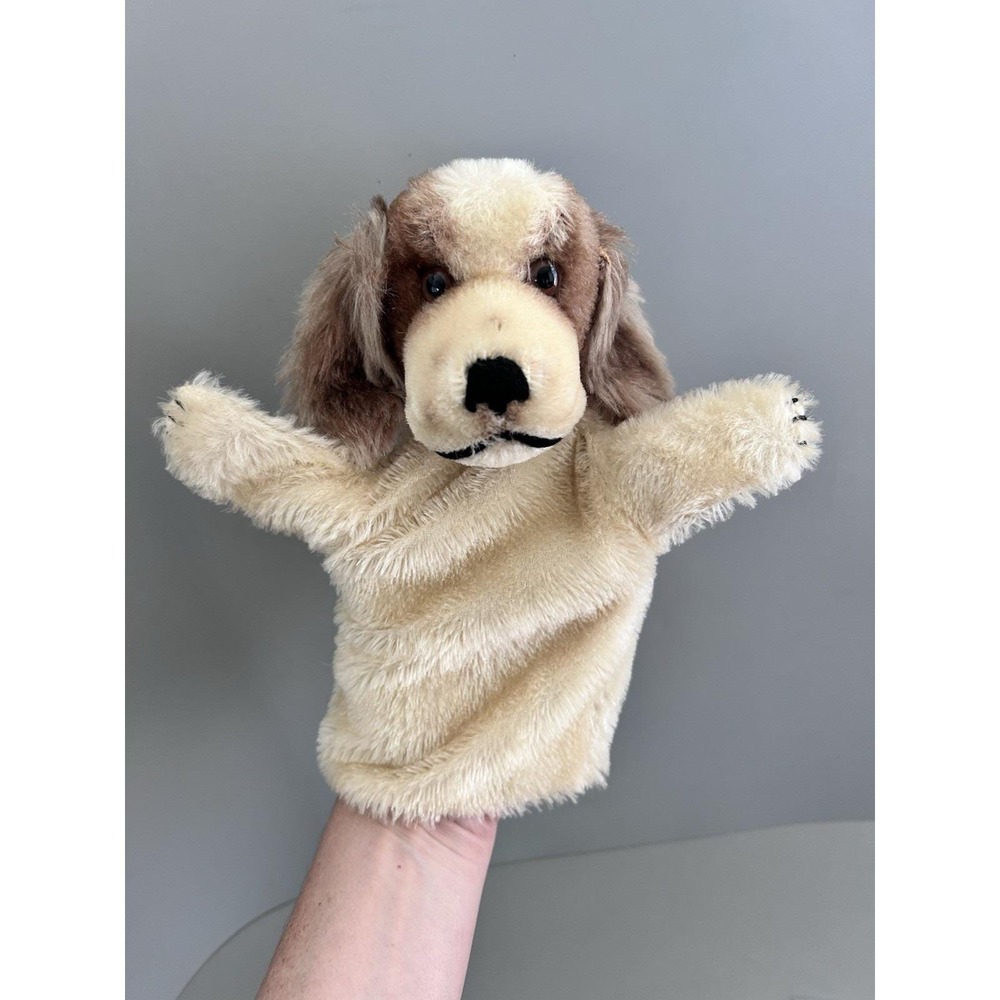 Vintage Steiff Cocker Spaniel Cockie Dog Mohair Hand Puppet